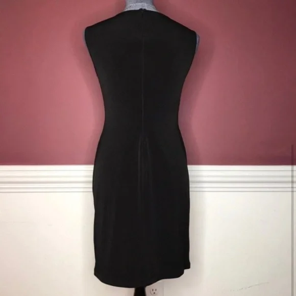 Calvin Klein color block sheath midi dress size 6p cute summer - Picture 2 of 4